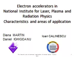 PPT-E lectron accelerators in