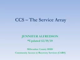 CCS – The Service Array