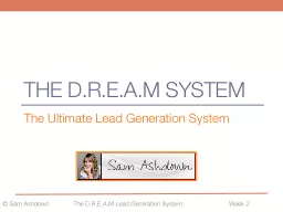 The d.r.e.a.m system The Ultimate Lead Generation System