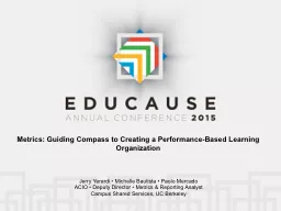 Metrics: Guiding Compass to Creating a Performance-Based Learning Organization
