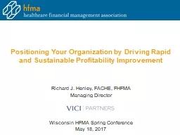 PPT-Positioning Your Organization by Driving Rapid and Sustainable Profitability Improvement