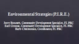 Environmental  Strategies (P.I.R.E.)