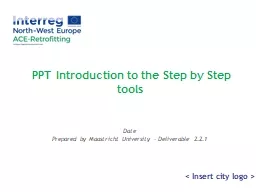         PPT Introduction to the Step by Step tools