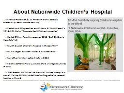 About Nationwide Children’s Hospital