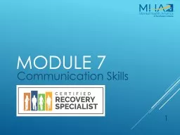 Module 7 Communication  Skills
