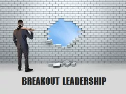 BREAKOUT LEADERSHIP GOOD TO GREAT