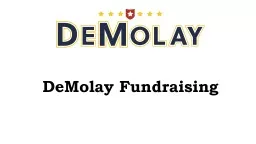 DeMolay Fundraising DeMolay Fundraising