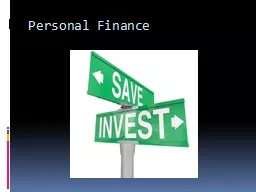 Personal Finance Basic principles of effective personal money management concepts
