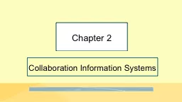 Collaboration Information Systems