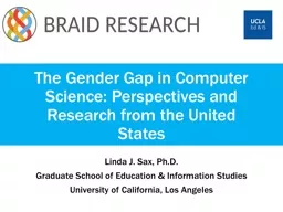 PPT-Gender and Racial/Ethnic Diversity in Undergraduate Computer