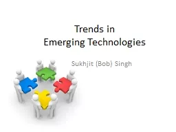 Trends in  Emerging Technologies