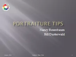 Portraiture Tips Nancy Rosenbaum