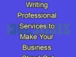 Dr. Rissy’s Writing Professional Services to Make Your Business Stand Out