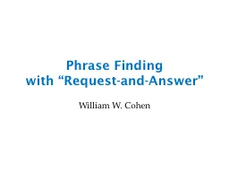 Phrase  Finding  with “