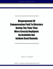 Disgorgement Of Compensation Paid To Directors During