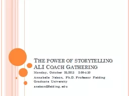 PPT-The power of storytelling