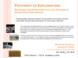 Pathways to Exploration: