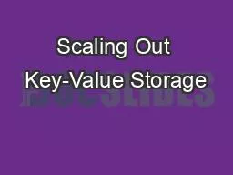 Scaling Out Key-Value Storage