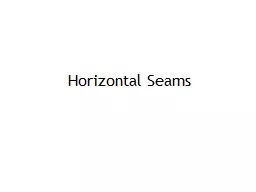 Horizontal Seams  Yarn for Seaming