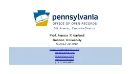 Prof. Francis P. Garland