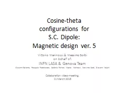 PPT-Cosine-theta configurations for