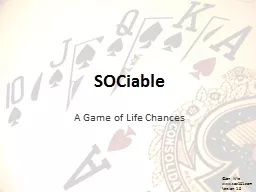 SOCiable A Game of Life Chances