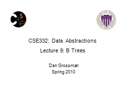 CSE332: Data Abstractions