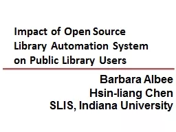 Impact of Open Source  Library Automation System