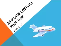 Airplane Literacy Prop Box