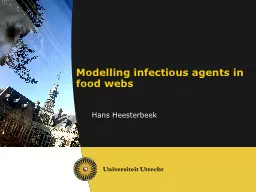 Modelling  infectious agents in food webs