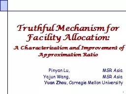 Truthful Mechanism for Facility Allocation: