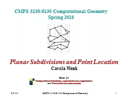 2/5/15 CMPS 3130/6130 Computational Geometry