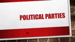 Political Parties Connecting Material to your own life