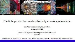 Particle production and collectivity across system size