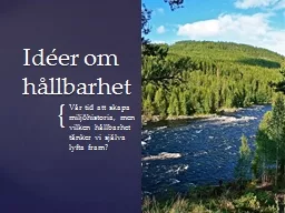 Idéer  om  hållbarhet Vår