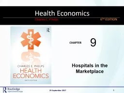 Hospitals in the Marketplace