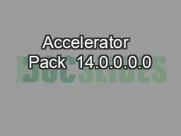 Accelerator  Pack  14.0.0.0.0