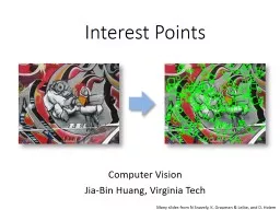 Interest Points Computer Vision