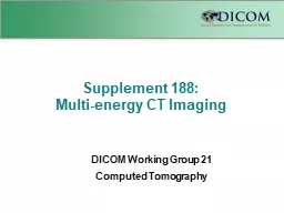 Supplement 188: Multi-energy