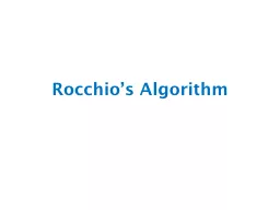 Rocchio’s  Algorithm Motivation