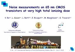 1 Noise  measurements on 65 nm CMOS transistors at very high total ionizing dose