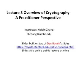 Lecture   3   Overview