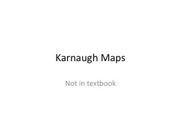 Karnaugh Maps Not in textbook