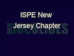 ISPE New Jersey Chapter
