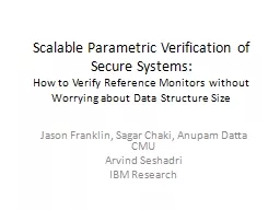 PPT-Scalable Parametric Verification of Secure Systems: