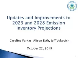 1 Updates and Improvements to 2023 and 2028 Emission Inventory Projections