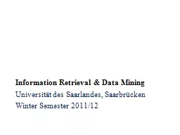 PPT-Information Retrieval & Data Mining