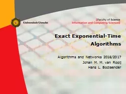 Exact Exponential-Time Algorithms