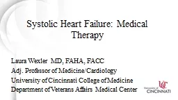 Systolic Heart Failure: Medical Therapy