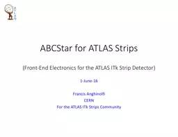 ABCStar  for ATLAS Strips